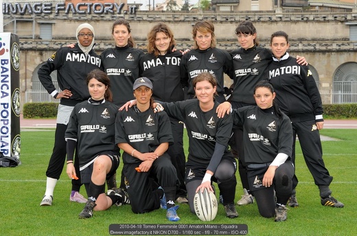 2010-04-18 Torneo Femminile 0001 Amatori Milano - Squadra